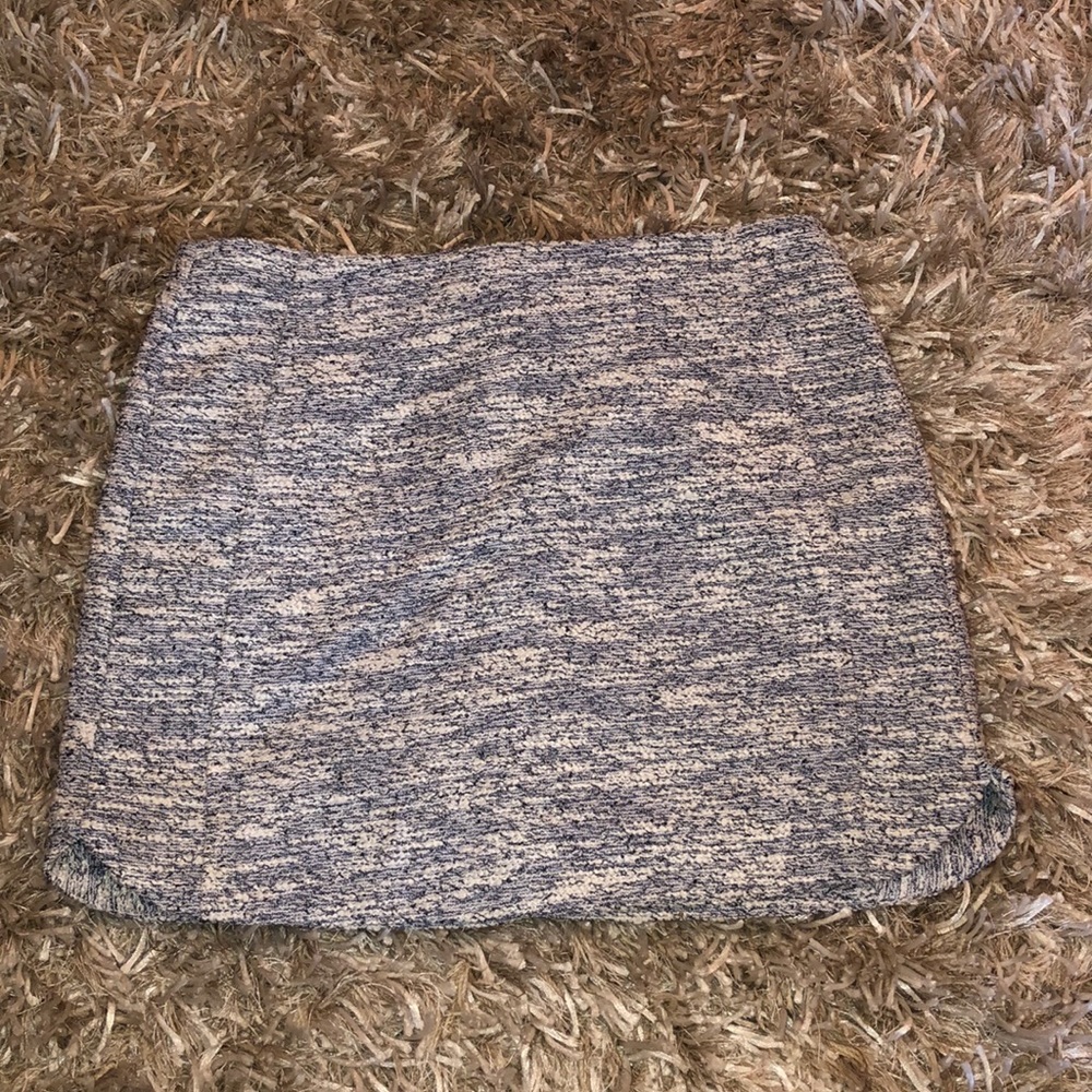 NEW Topshop tweed mini skirt